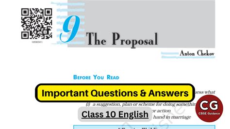 the proposal class 10 pdf questions and answers